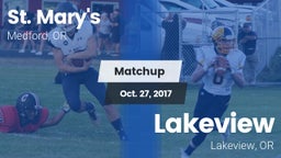 Matchup: St. Mary's vs. Lakeview  2017