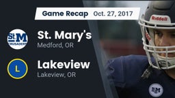 Recap: St. Mary's  vs. Lakeview  2017