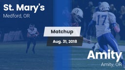 Matchup: St. Mary's vs. Amity  2018