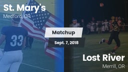 Matchup: St. Mary's vs. Lost River  2018