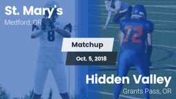 Matchup: St. Mary's vs. Hidden Valley  2018
