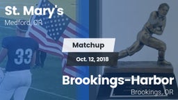 Matchup: St. Mary's vs. Brookings-Harbor  2018
