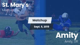 Matchup: St. Mary's vs. Amity  2019