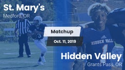 Matchup: St. Mary's vs. Hidden Valley  2019