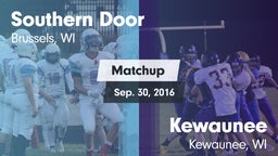 Matchup: Southern Door vs. Kewaunee  2016