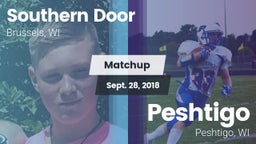 Matchup: Southern Door vs. Peshtigo  2018
