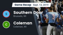 Recap: Southern Door  vs. Coleman  2019