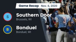 Recap: Southern Door  vs. Bonduel  2020