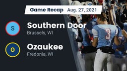 Recap: Southern Door  vs. Ozaukee  2021