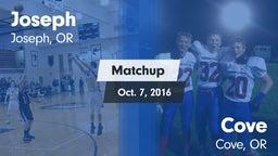 Matchup: Joseph vs. Cove  2016