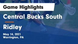Central Bucks South  vs Ridley  Game Highlights - May 14, 2021