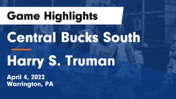 Central Bucks South  vs Harry S. Truman Game Highlights - April 4, 2022