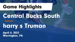 Central Bucks South  vs harry s Truman Game Highlights - April 4, 2022