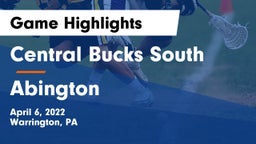 Central Bucks South  vs Abington  Game Highlights - April 6, 2022