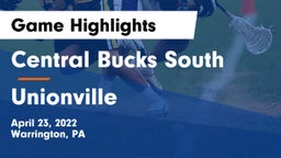 Central Bucks South  vs Unionville  Game Highlights - April 23, 2022