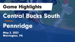 Central Bucks South  vs Pennridge  Game Highlights - May 3, 2022