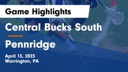 Central Bucks South  vs Pennridge  Game Highlights - April 13, 2023