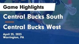 Central Bucks South  vs Central Bucks West  Game Highlights - April 25, 2023