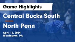 Central Bucks South  vs North Penn  Game Highlights - April 16, 2024