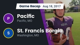 Recap: Pacific  vs. St. Francis Borgia  2017