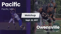 Matchup: Pacific vs. Owensville  2017