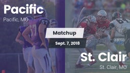 Matchup: Pacific vs. St. Clair  2018