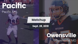 Matchup: Pacific vs. Owensville  2018