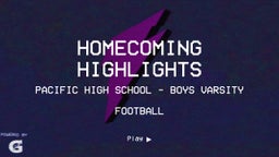 Pacific football highlights Homecoming Highlights