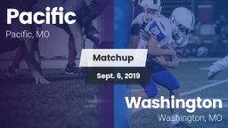 Matchup: Pacific vs. Washington  2019