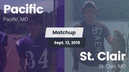 Matchup: Pacific vs. St. Clair  2019