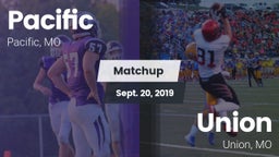 Matchup: Pacific vs. Union  2019