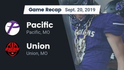 Recap: Pacific  vs. Union  2019
