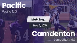 Matchup: Pacific vs. Camdenton  2019