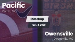 Matchup: Pacific vs. Owensville  2020