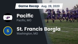 Recap: Pacific  vs. St. Francis Borgia  2020