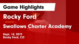Rocky Ford  vs Swallows Charter Academy Game Highlights - Sept. 14, 2019