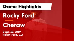 Rocky Ford  vs Cheraw Game Highlights - Sept. 30, 2019