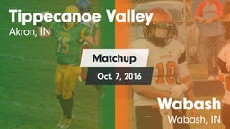 Matchup: Tippecanoe Valley vs. Wabash  2016