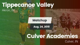Matchup: Tippecanoe Valley vs. Culver Academies 2018