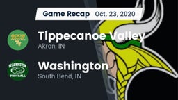 Recap: Tippecanoe Valley  vs. Washington  2020