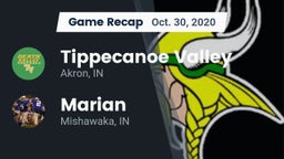 Recap: Tippecanoe Valley  vs. Marian  2020