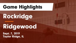 Rockridge  vs Ridgewood Game Highlights - Sept. 7, 2019