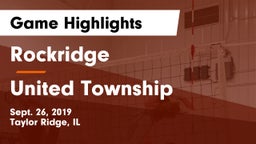 Rockridge  vs United Township Game Highlights - Sept. 26, 2019