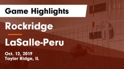 Rockridge  vs LaSalle-Peru Game Highlights - Oct. 12, 2019