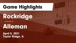 Rockridge  vs Alleman  Game Highlights - April 5, 2021