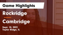 Rockridge  vs Cambridge  Game Highlights - Sept. 10, 2022