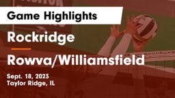 Rockridge  vs Rowva/Williamsfield  Game Highlights - Sept. 18, 2023