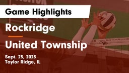 Rockridge  vs United Township Game Highlights - Sept. 25, 2023