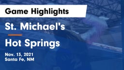 St. Michael's  vs Hot Springs  Game Highlights - Nov. 13, 2021