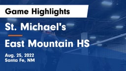 St. Michael's  vs East Mountain HS Game Highlights - Aug. 25, 2022